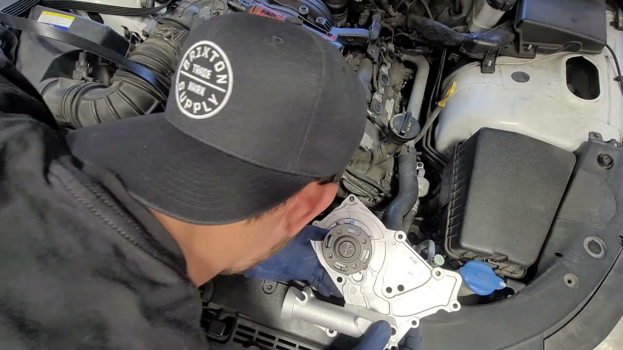 2010 Hyundai Genesis 3.8L water pump replacement