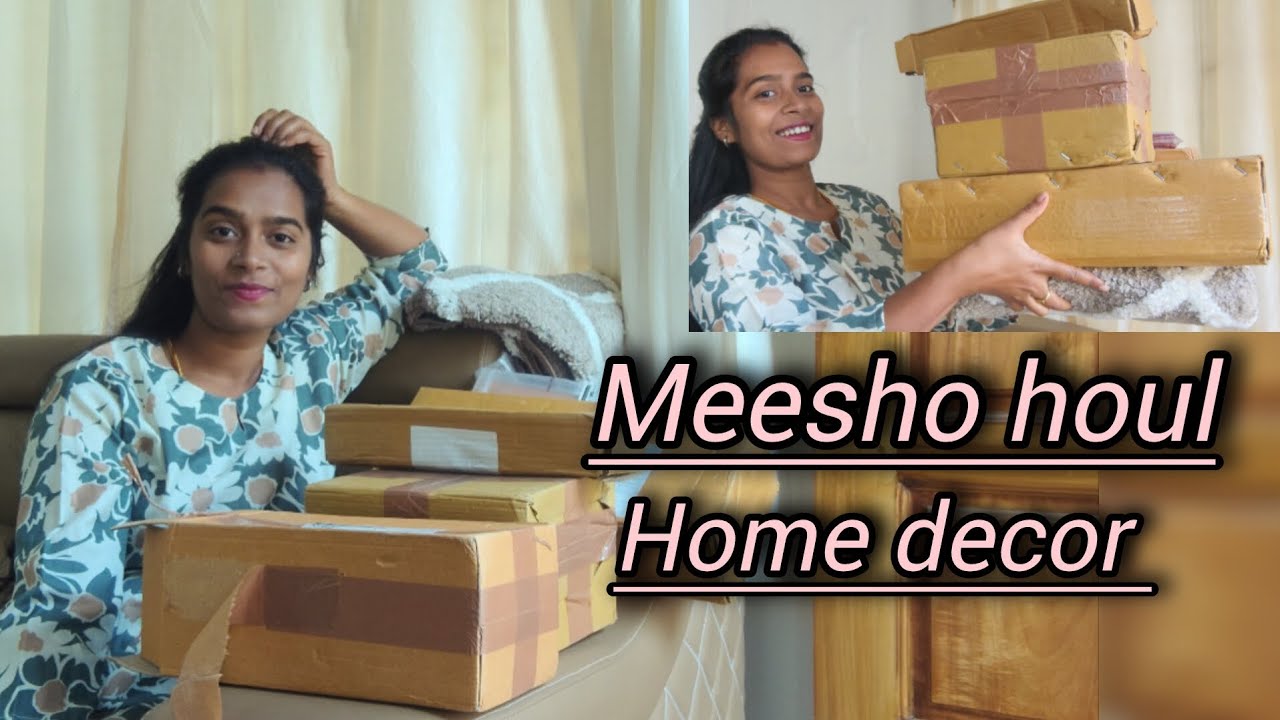 #vlog🌿🫧🕊️#007#My Meesho Houl😍Budget Home decor Honest review #meesho #homedecorhaul #vlogviral #home