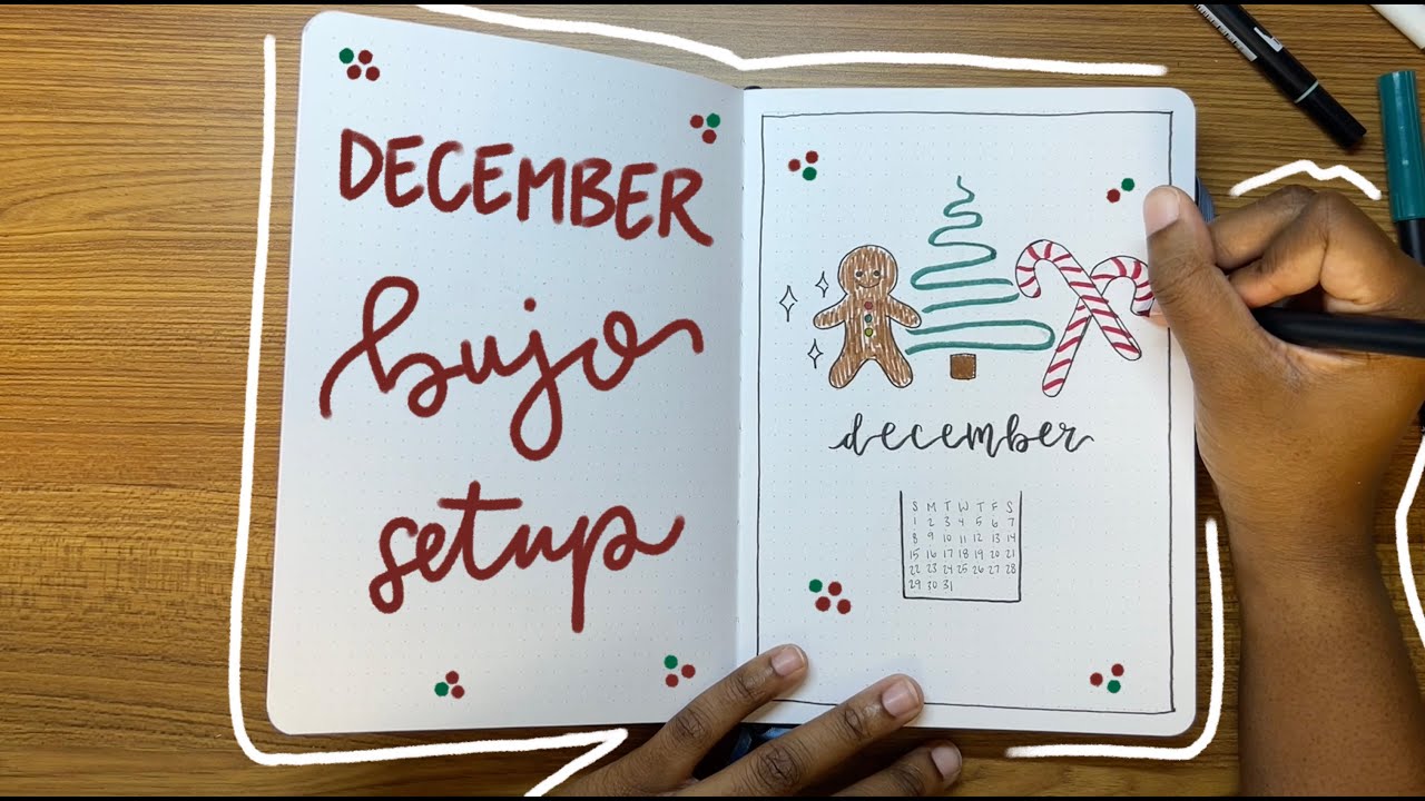 december plan with me! | 2024 bullet journal set up