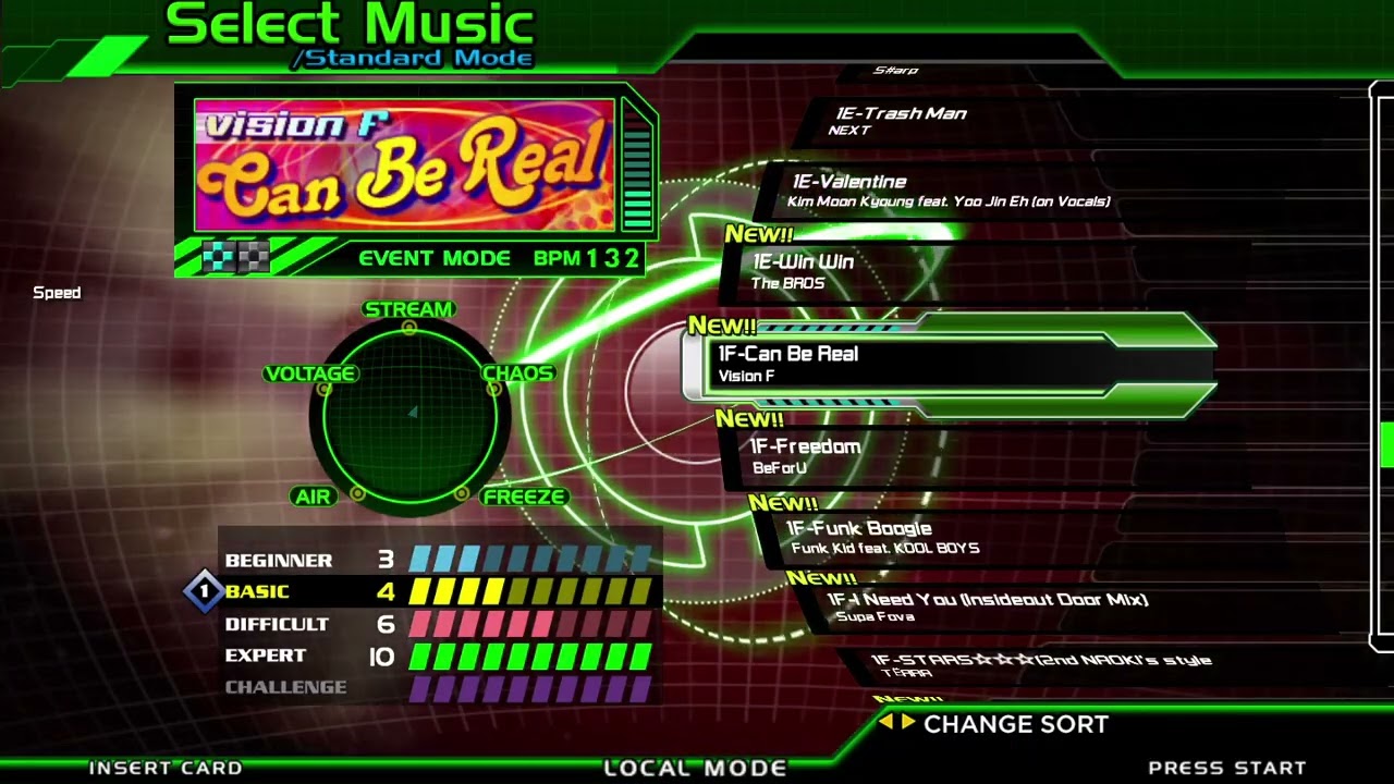 My ultimate stepmania Songlist - Etapa Supernova / Groove Radar