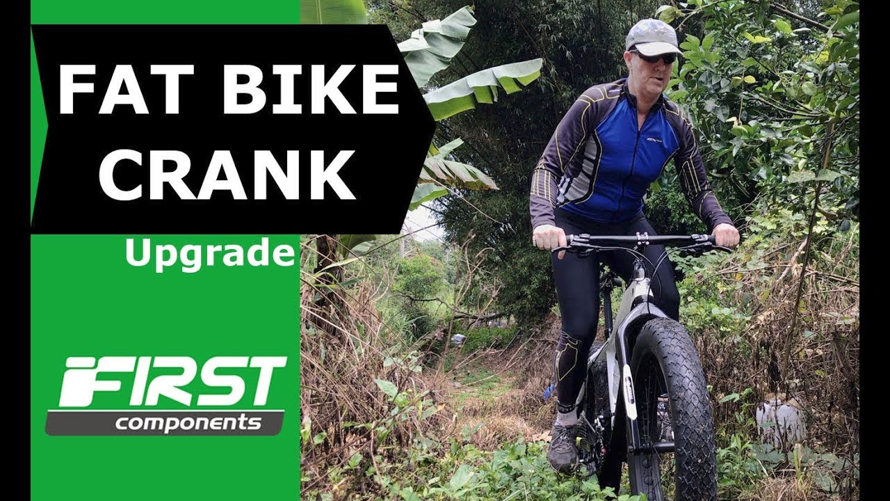 Fat Bike Crankset Upgrade (Square Taper to Integrated) & Trail Test