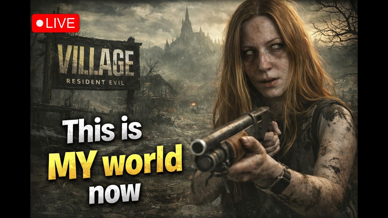 🔴LIVE | Surviving Resident Evil (BARELY)