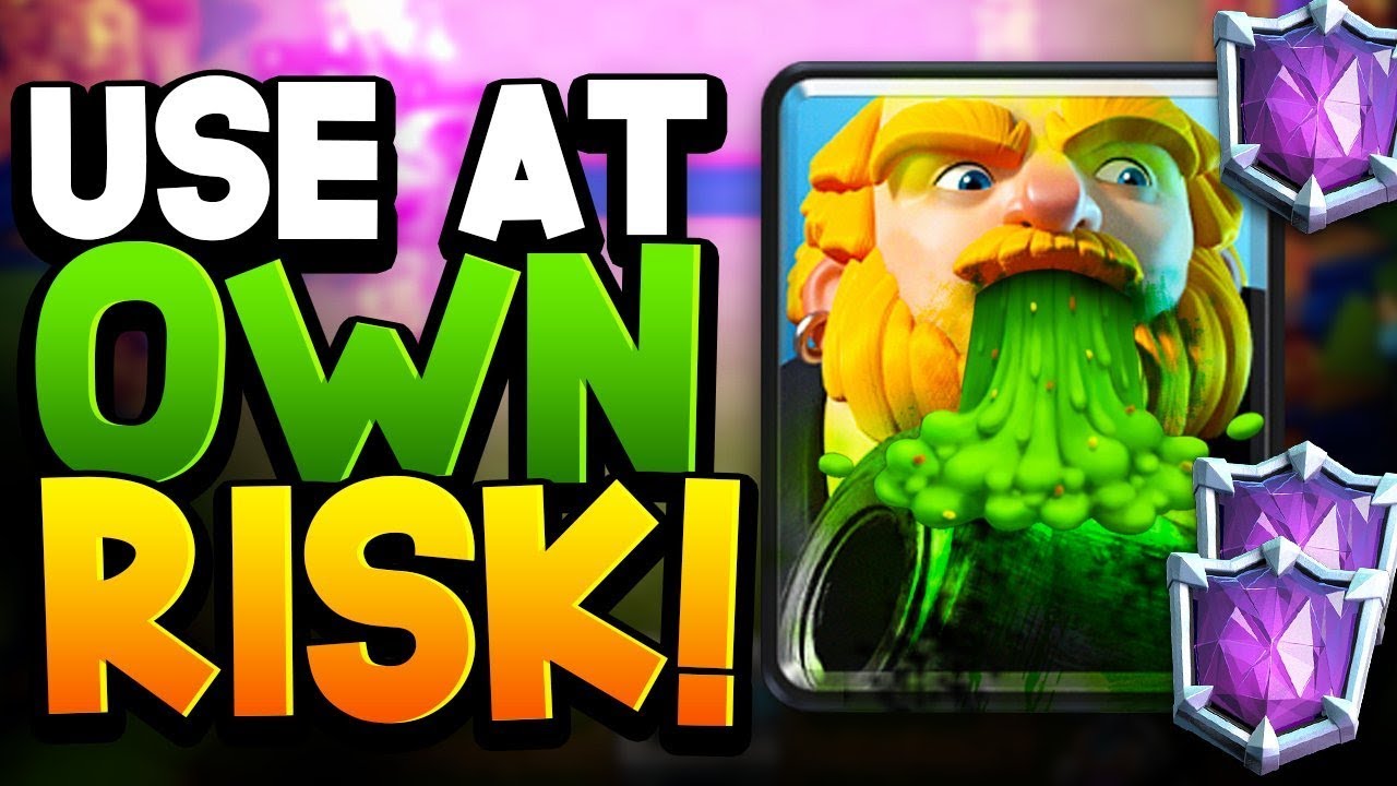 He Got 6800 Trophies w/ ROYAL GIANT DECK 🙈 ULTIMATE CHAMPION!!