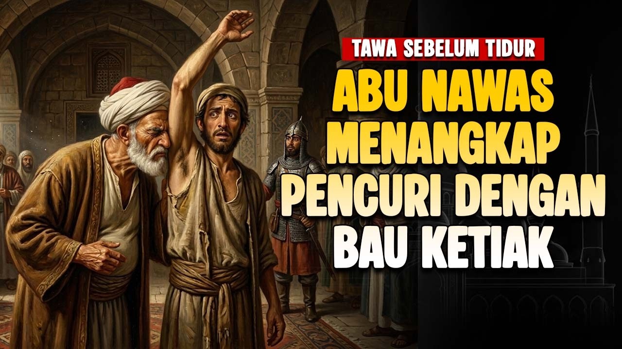 ABU NAWAS MENANGKAP PENCURI DENGAN BAU KETIAK — KISAH LUCU PENGANTAR TIDUR