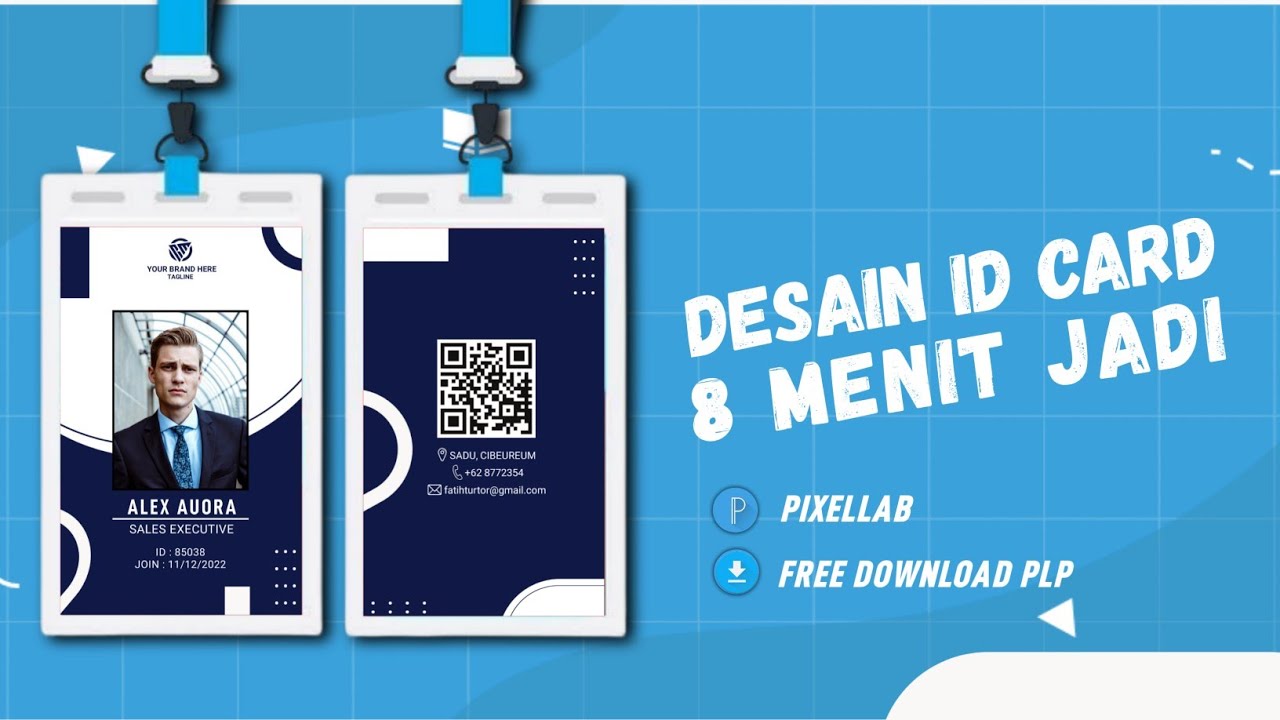 CARA MEMBUAT ID CARD DI APLIKASI PIXELLAB | ID CARD DESAIN