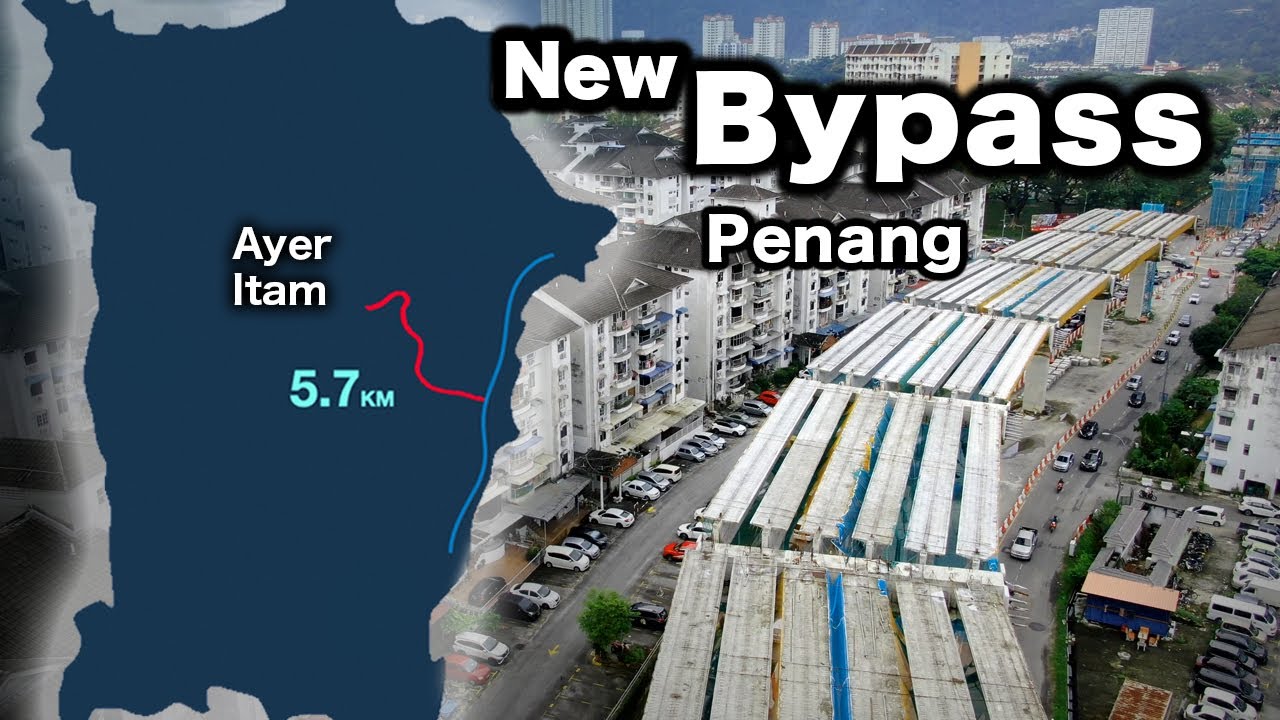 Penang's NEW BYPASS: 5 minutes to Ayer Itam (2025)