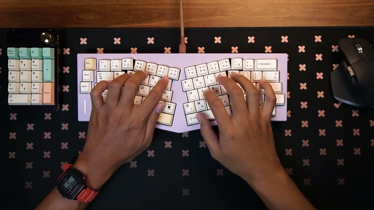 Owlab Spring Ergo with Akko Jelly Pink | Typing Sound