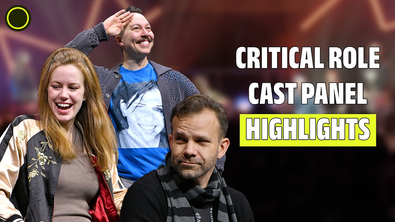Critical Role Cast Panel | BEST MOMENTS | Sam Riegel, Marisha Ray, Liam O'Brien & MORE