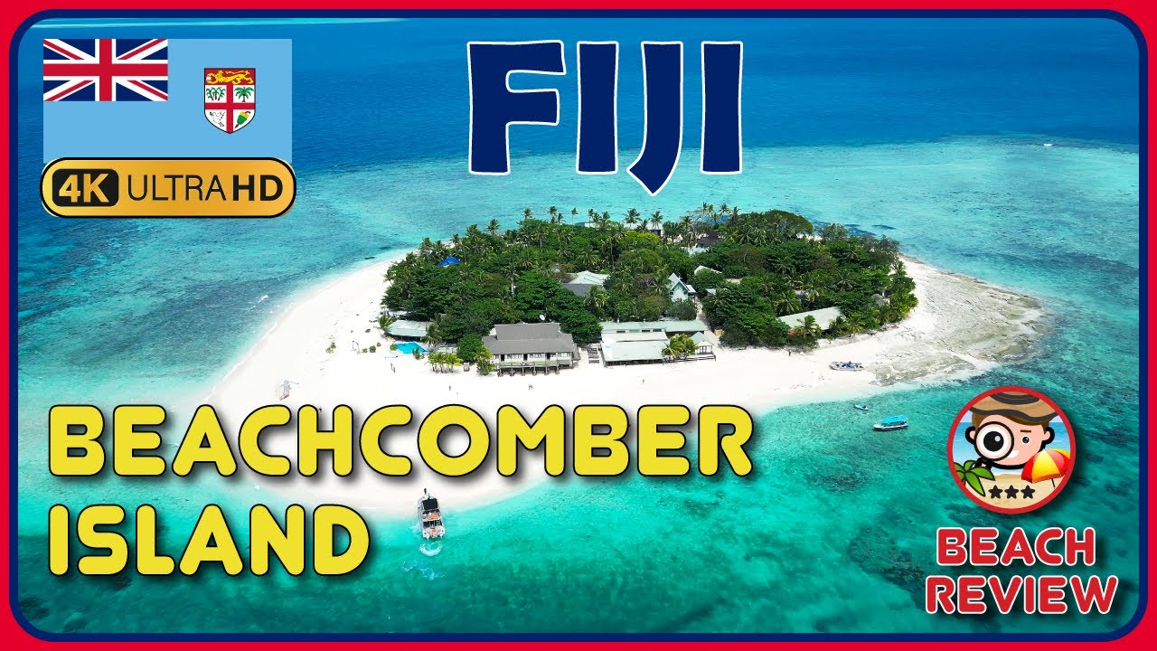 Beachcomber Island Mamanuca Islands Fiji 🇫🇯 (Very cool island!) 4k Walking Tour/Beach Walk & Review