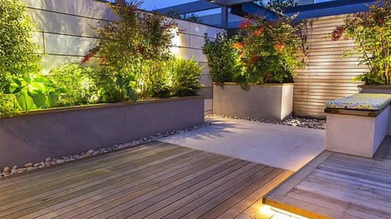 Rooftop Terrace Garden Transformation | Wooden Rooftop Terrace Garden |  Pergola Ideas for Backyard