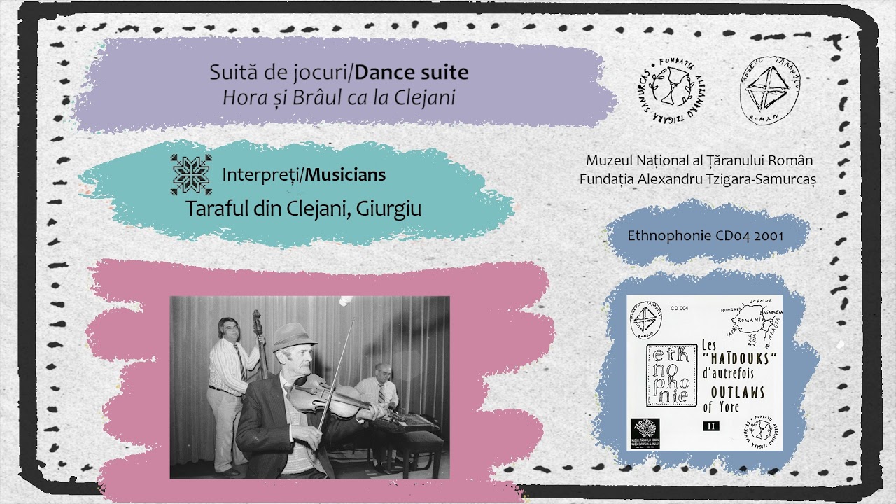 Hora și brâul ca la Clejani - Taraful din Clejani, Giurgiu (Ethnophonie CD04)