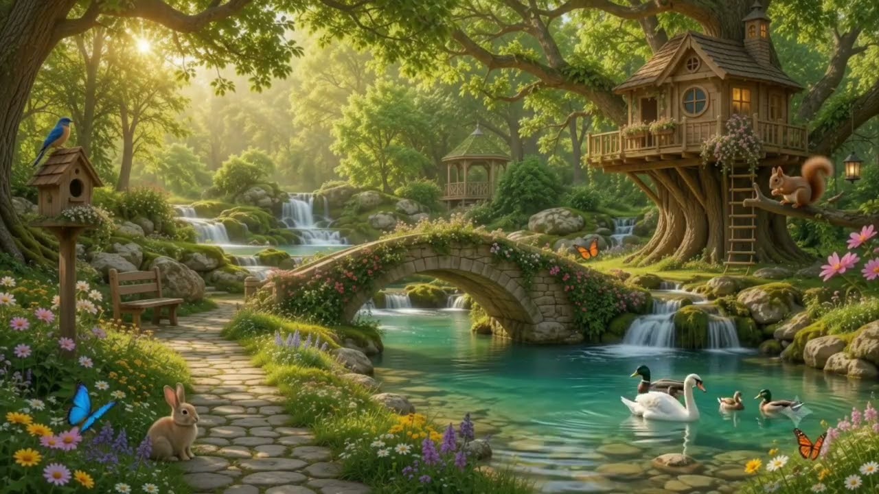 🌿 Beautiful Relaxing Music &ndash; Enchanted Forest Serenity 🌸🐦