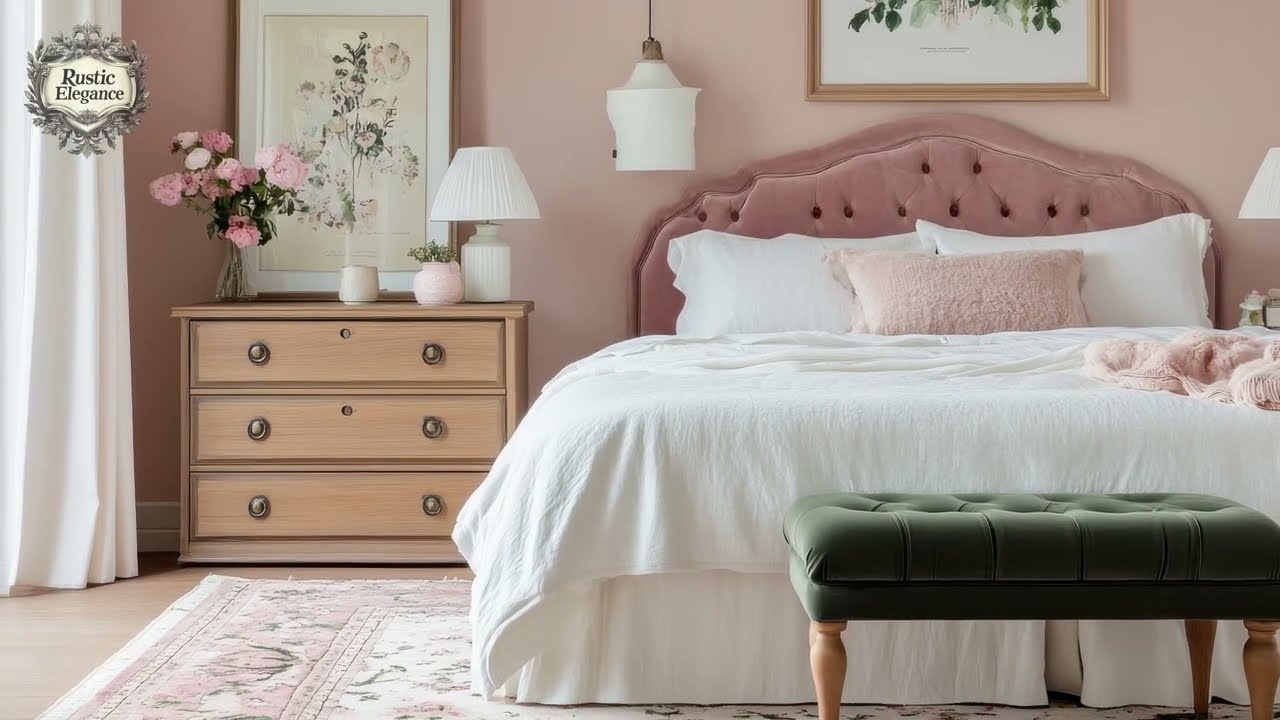 Vintage Tiny Home Design 2025: Pastel Interior Ideas with Romantic Floral Decor & Small Space Decor