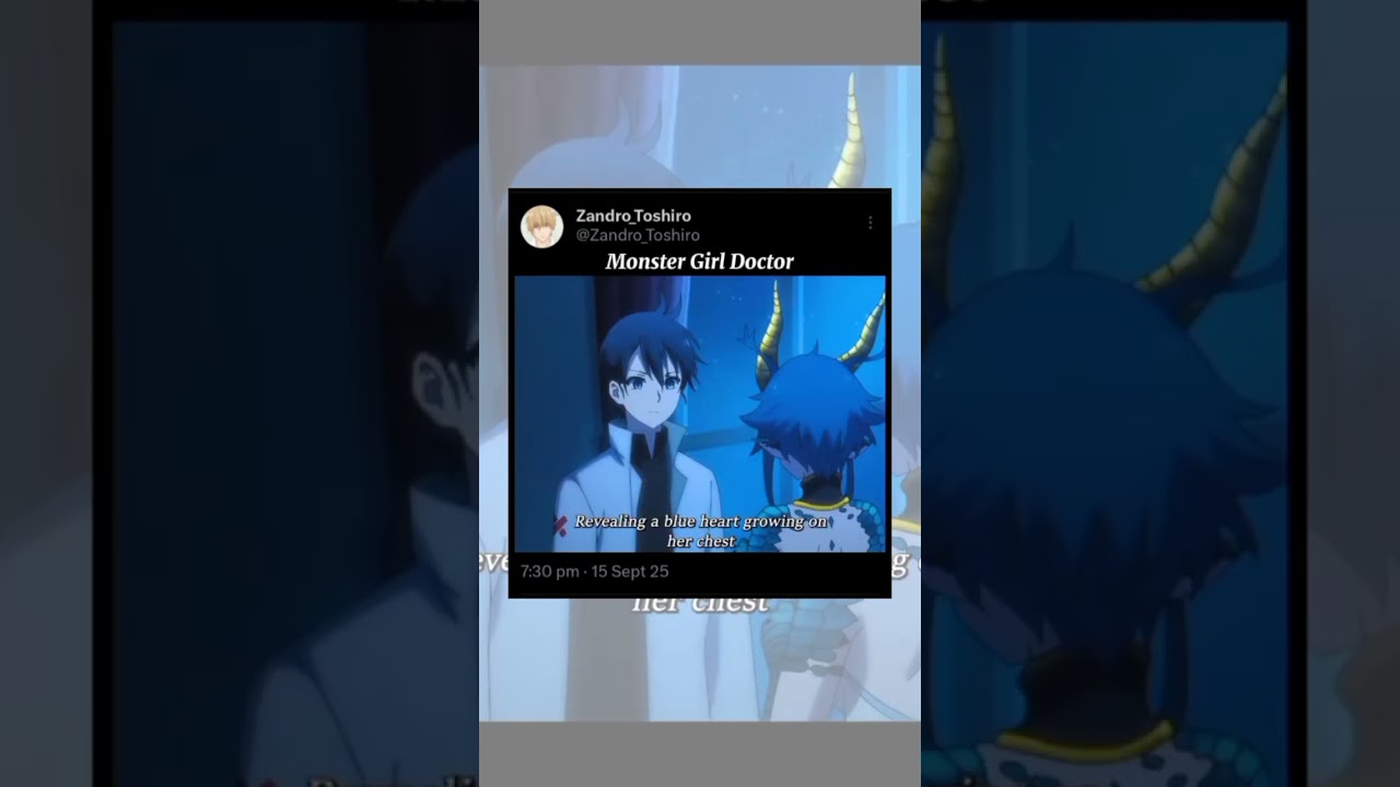 Monster Girl Doctor #anime #animelover #animeedit #highlights