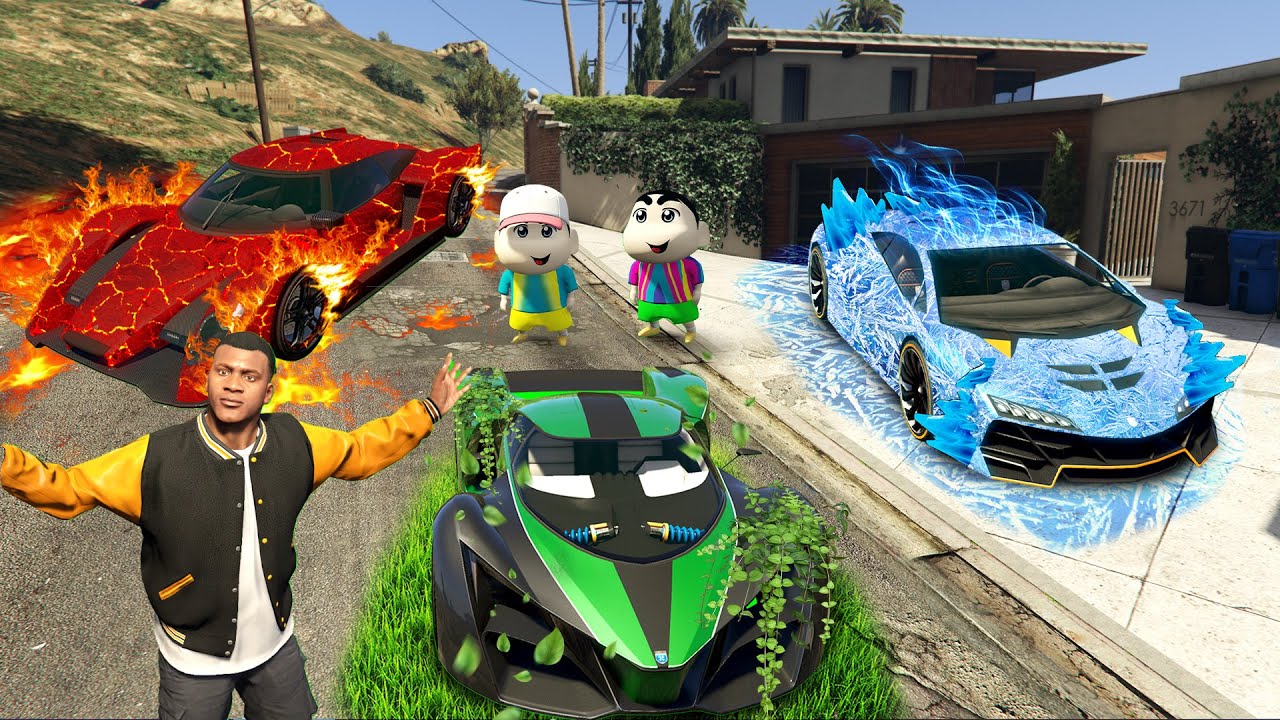 GTA 5 : Franklin Collecting RARE ELEMENTAL CARS In GTA 5 !
