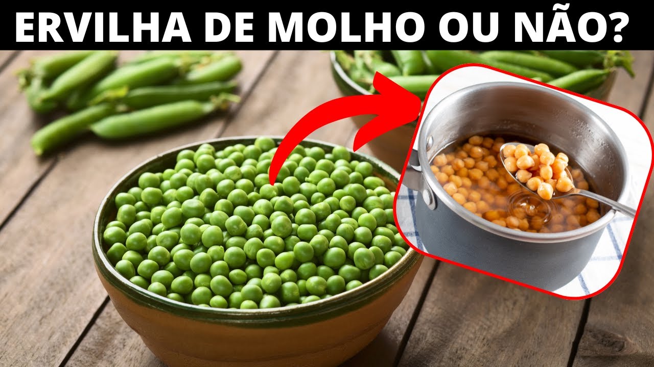 PRECISA DEIXAR A ERVILHA DE MOLHO ANTES DE COZINHAR?