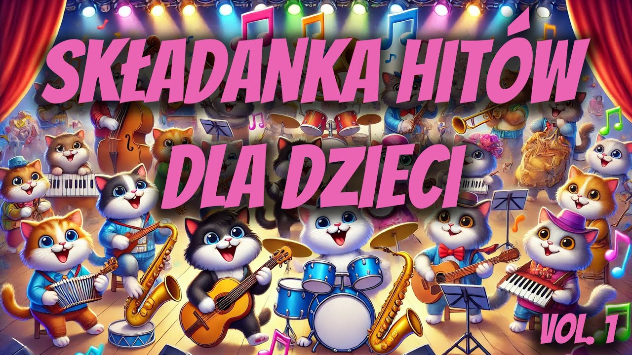 SKŁADANKA PIOSENEK DLA DZIECI PAŹDZIERNIK 2024 - KOCIE MELODIE