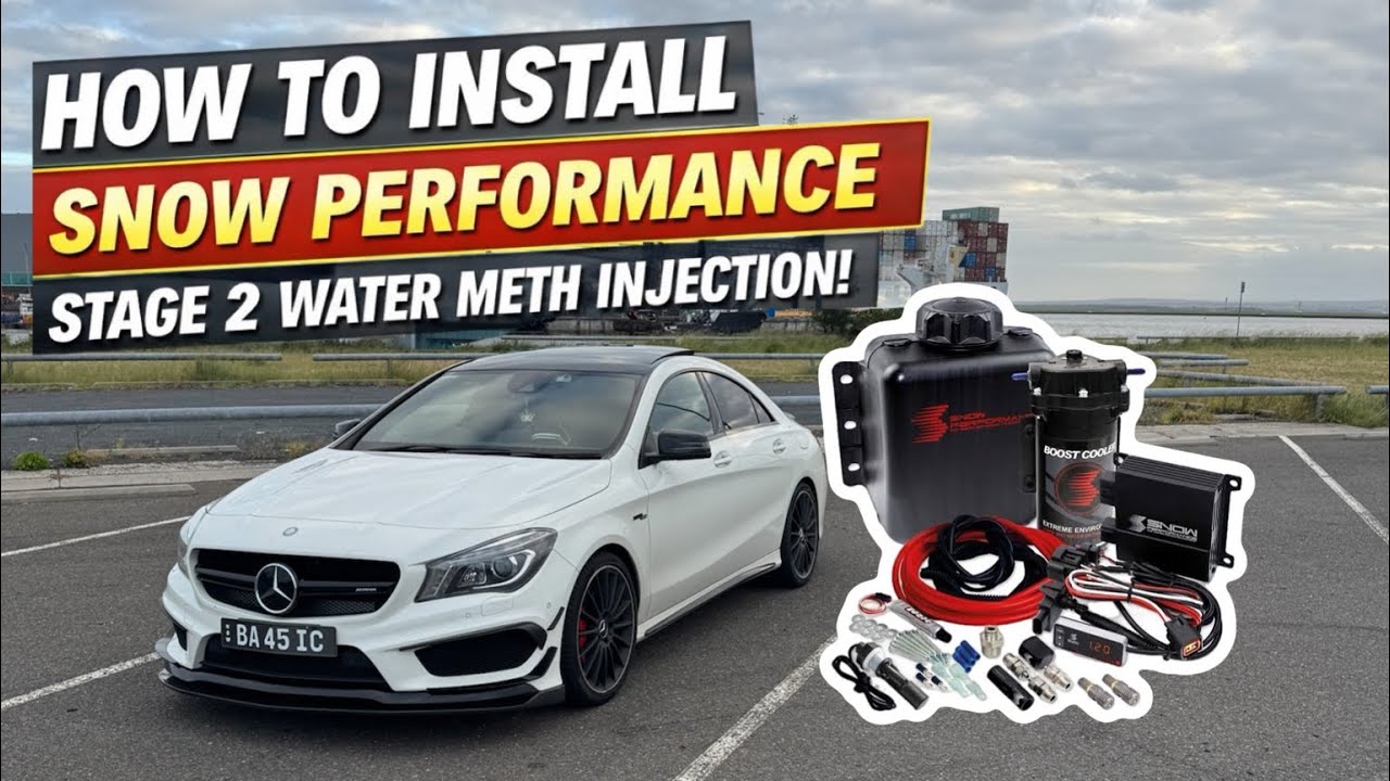 Как установить систему впрыска метанола на мой CLA45 AMG с большим турбонаддувом! Подробная инстр...