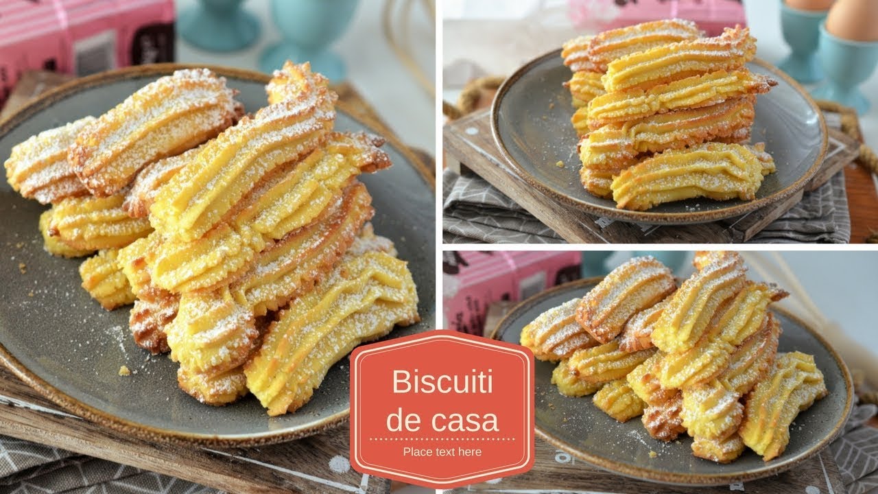Biscuiti de casa spritati | RETETA USOARA
