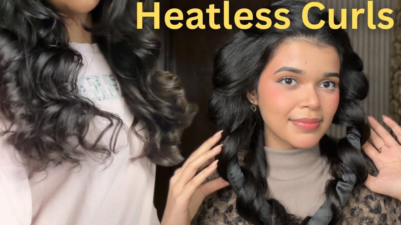MEESHO Heatless Curler Review | Overnight Curls Without Heat