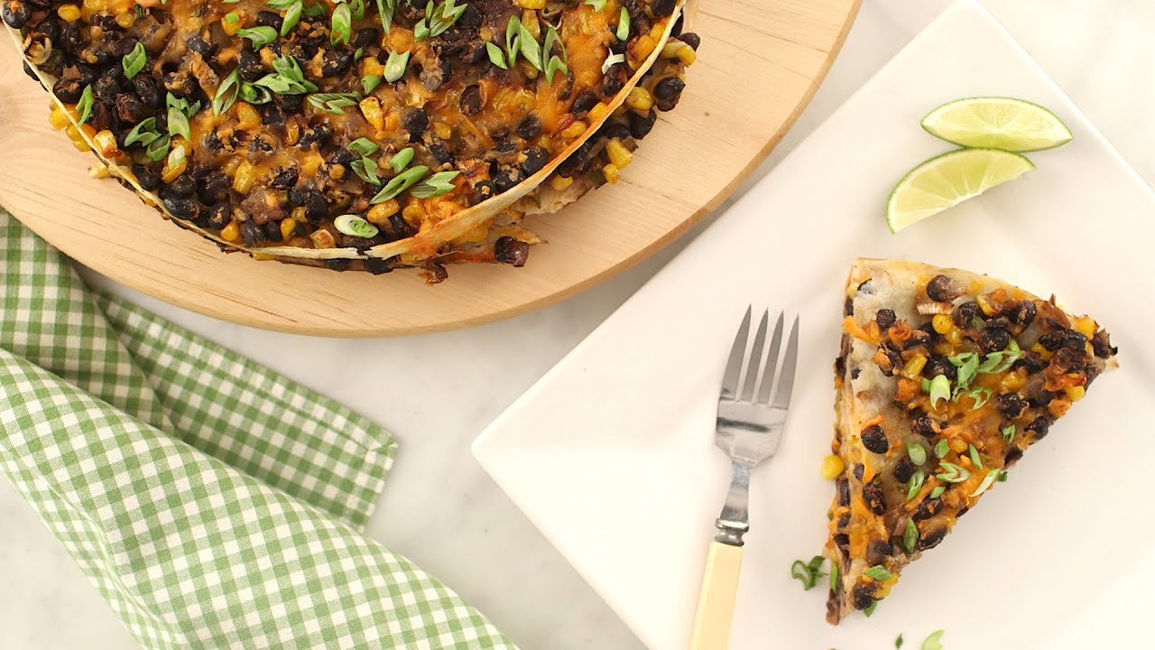 Tortilla and Black Bean Pie - Everyday Food with Sarah Carey