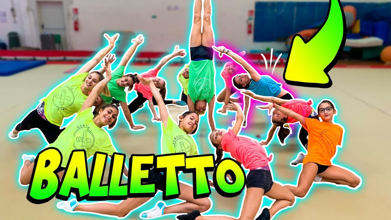 UN BALLETTO BELLISSIMO IN PALESTRA! con le ginnaste del CSBollate