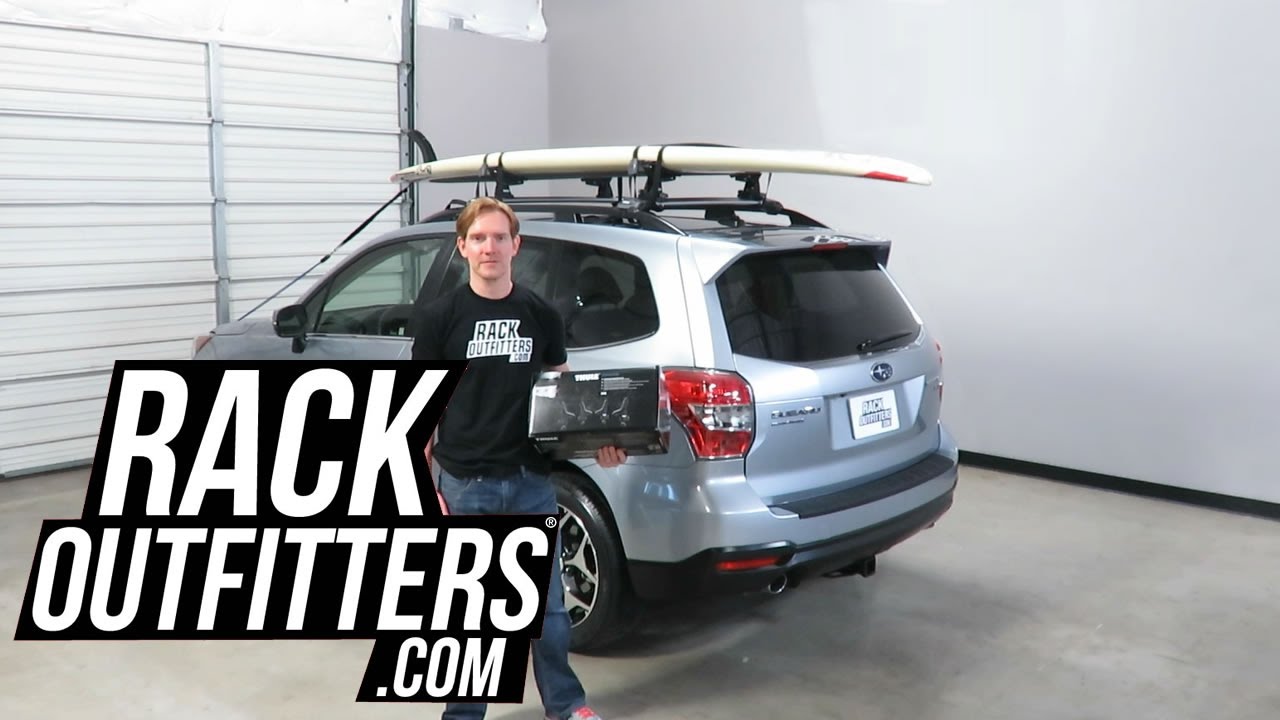 Thule 895 DockGrip Paddleboard SUP Carrier Review Demonstration