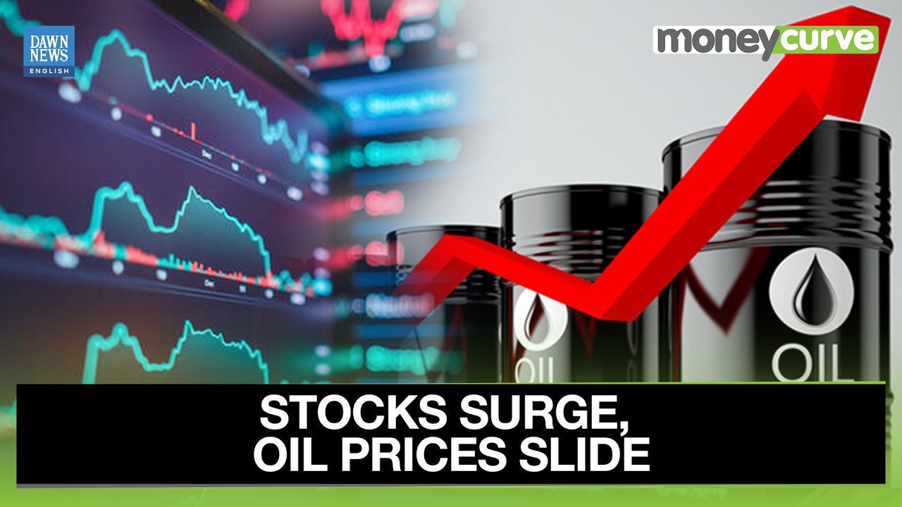 Global Stocks Surge, Oil Prices Fall on US-Iran Peace Deal Hopes | Dawn News English