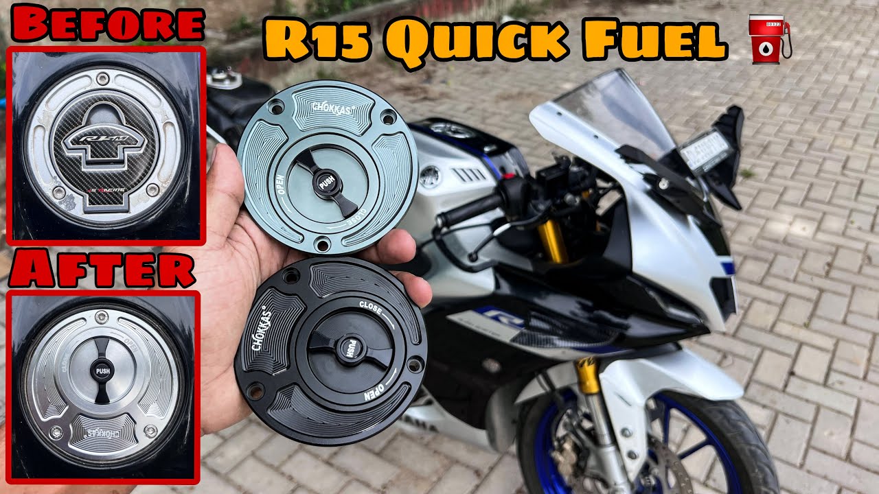 Quick Fuel Cap For All Motorcycles 🤯 | R15m Modified | R15m Modification | Techno Khan