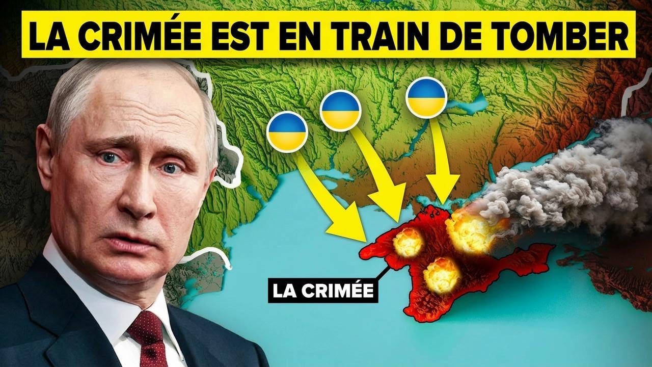 L&rsquo;Ukraine frappe la Crim&eacute;e, Poutine perd tout contr&ocirc;le