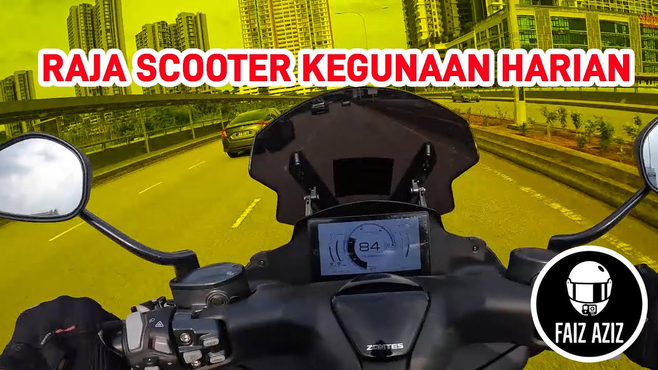 Zontes 350D Test Ride. Boleh Jadi King Scooter Dalam Bandar ni Vlog E389