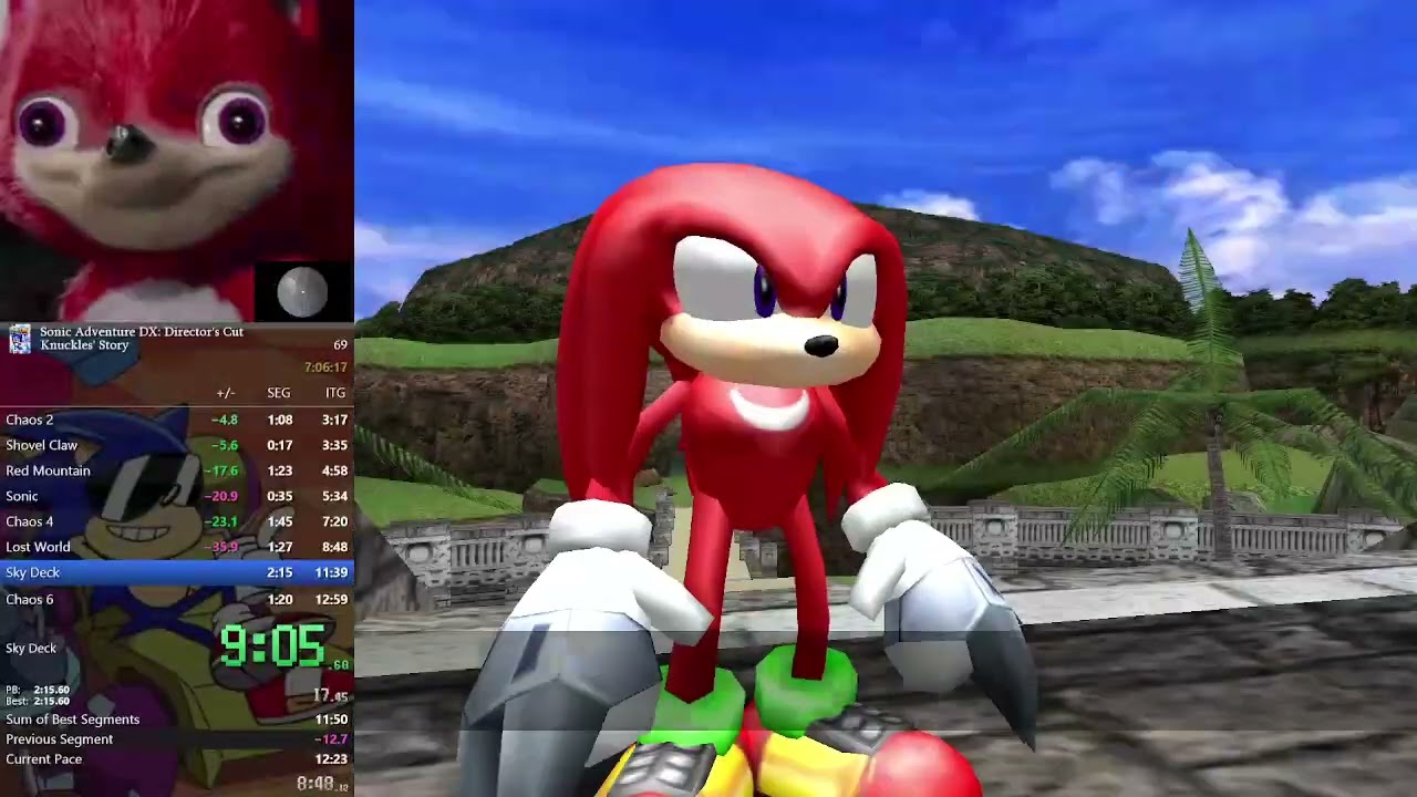 Sonic Adventure DX Knuckles story in 12:45