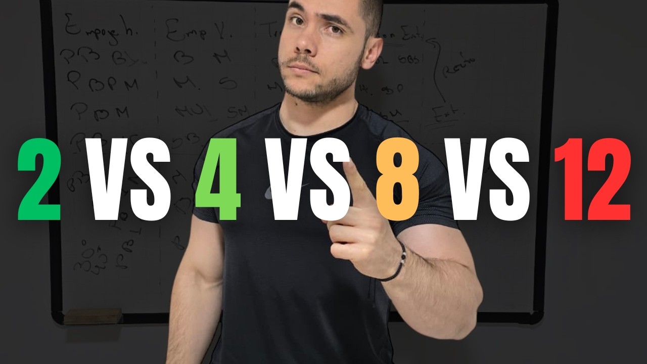 2 vs 4 vs 8 vs 12 series: ¿cuánto músculo ganas realmente?