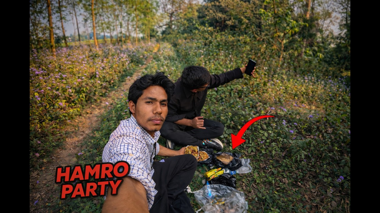 chunab ma hamro party ta jungle tira pa raixa ta hau
