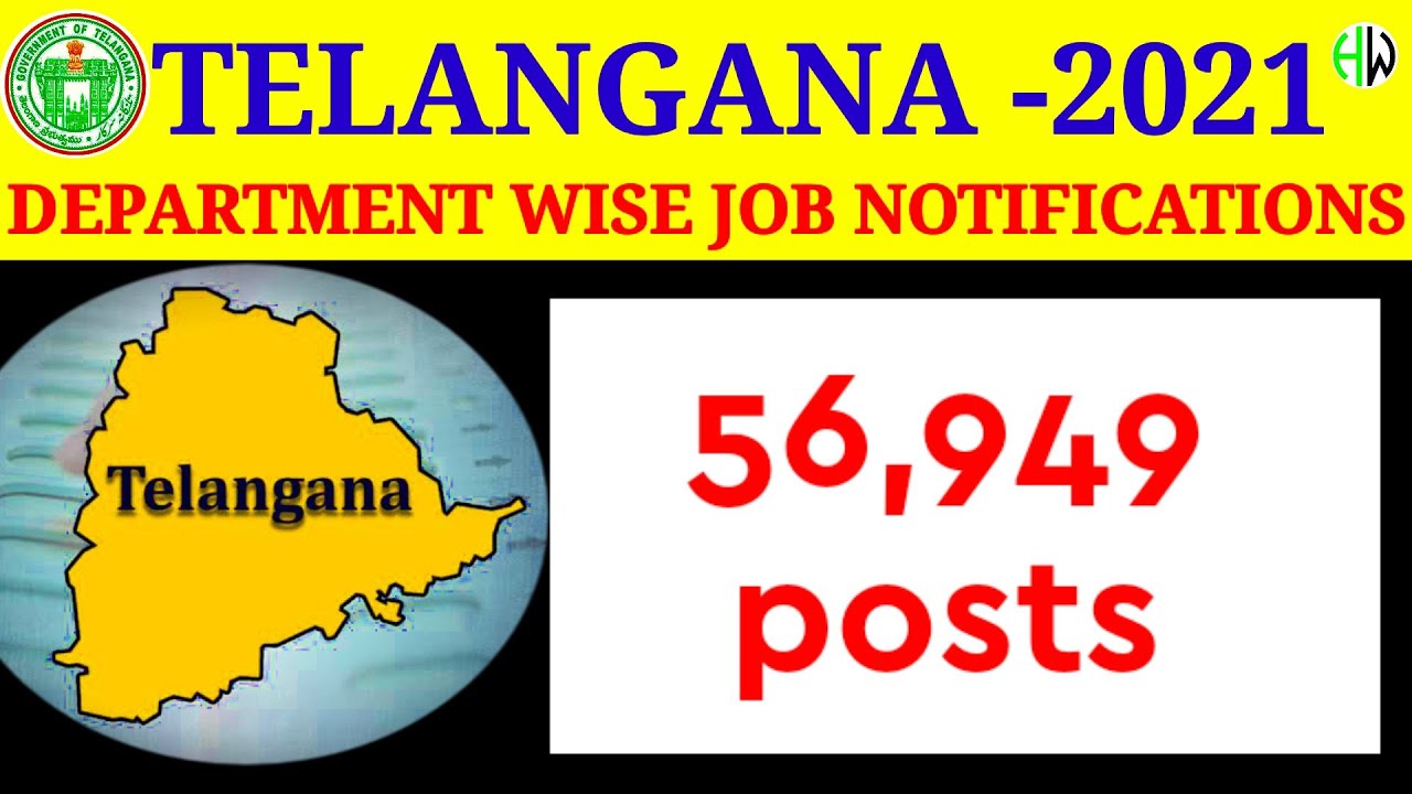 Telangana-2021_ Department wise Vacancies ||HORTICOS WORLD