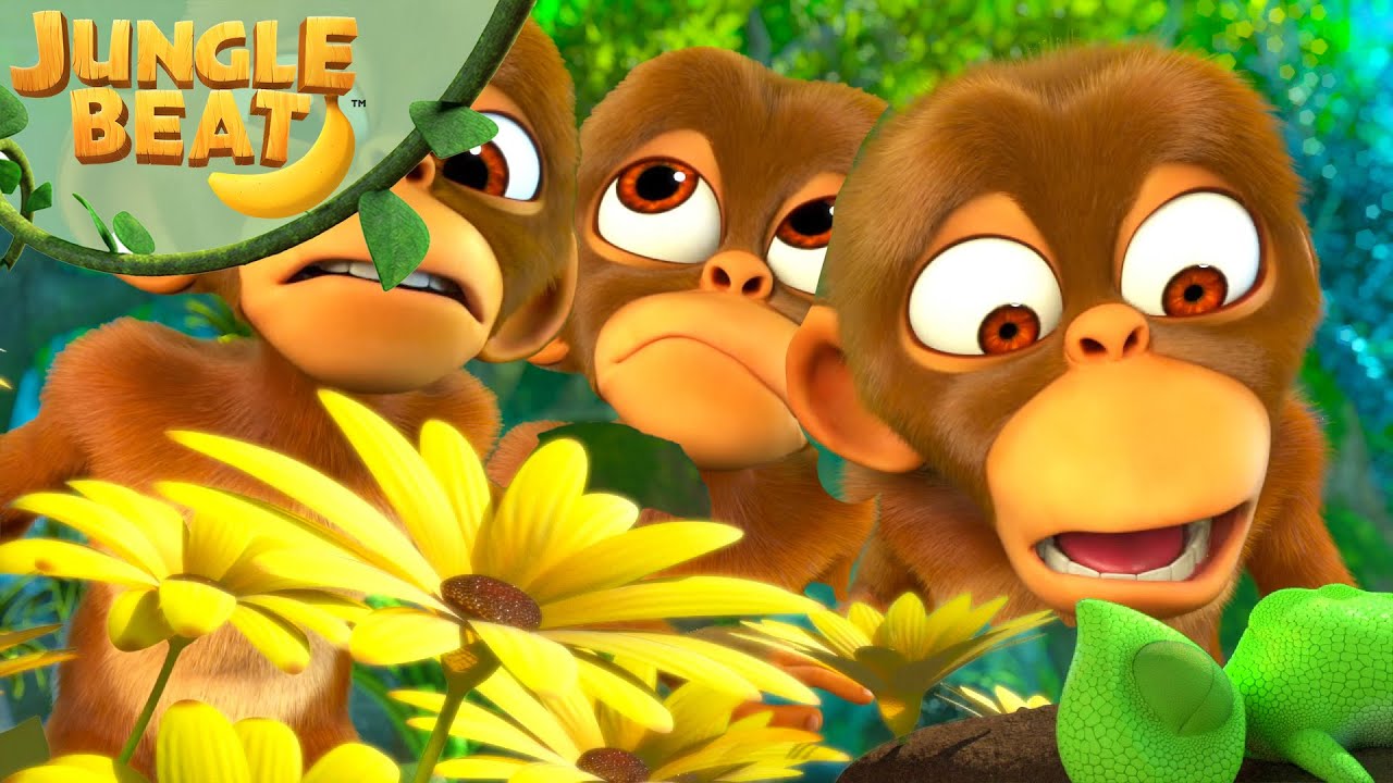 The Triple Munki Flower | Jungle Beat: Munki & Trunk | Kids Cartoon 2025