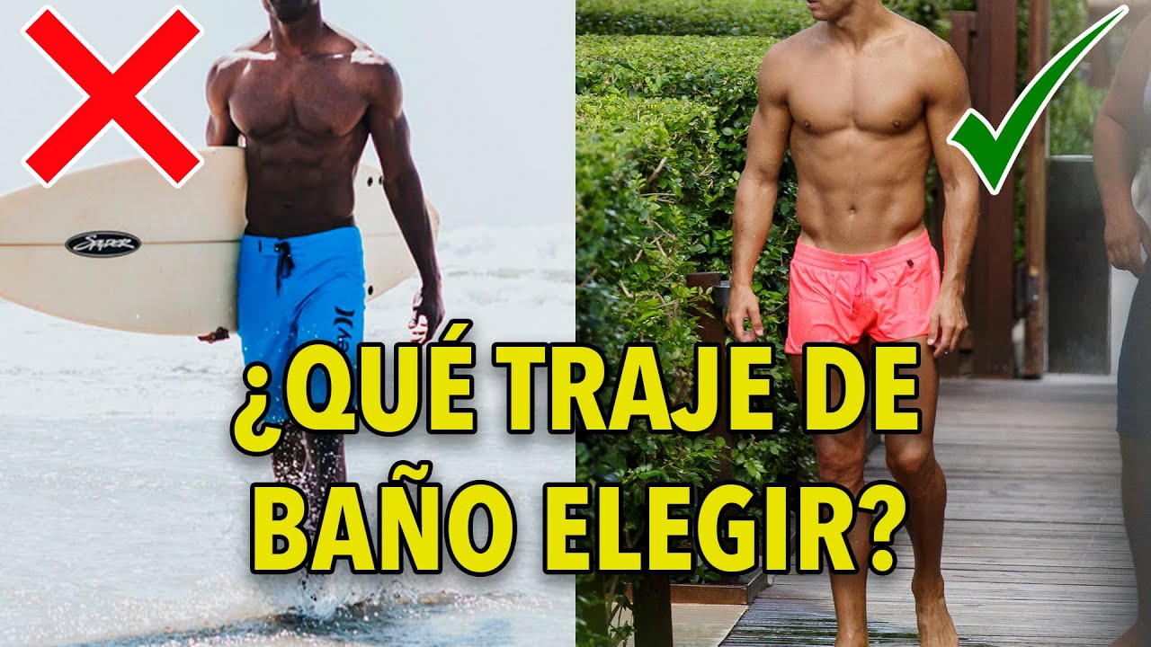 TRAJES DE BAÑO de HOMBRE según tu TIPO DE CUERPO  – ¡OJO aquí!