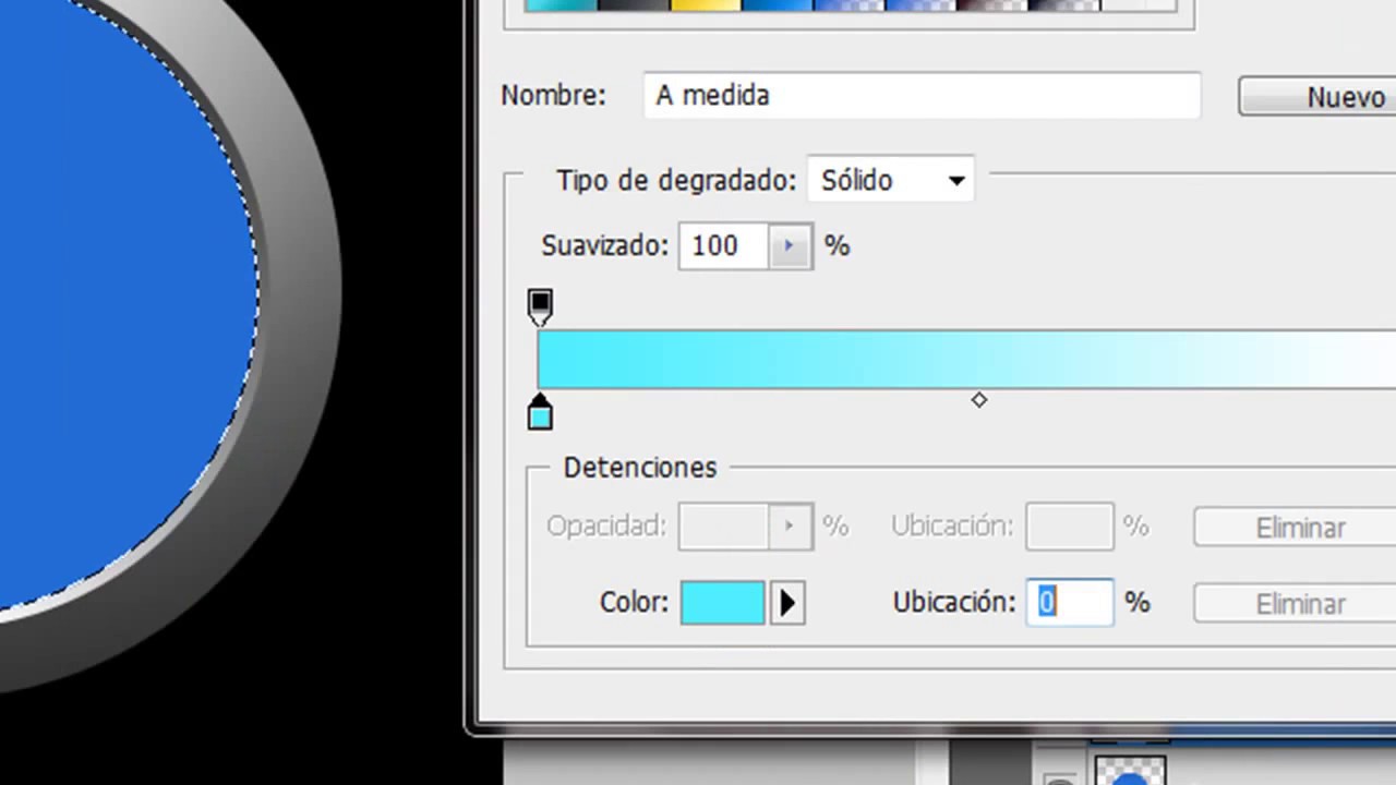 Tutorial Photoshop: Esfera con anillo metalico