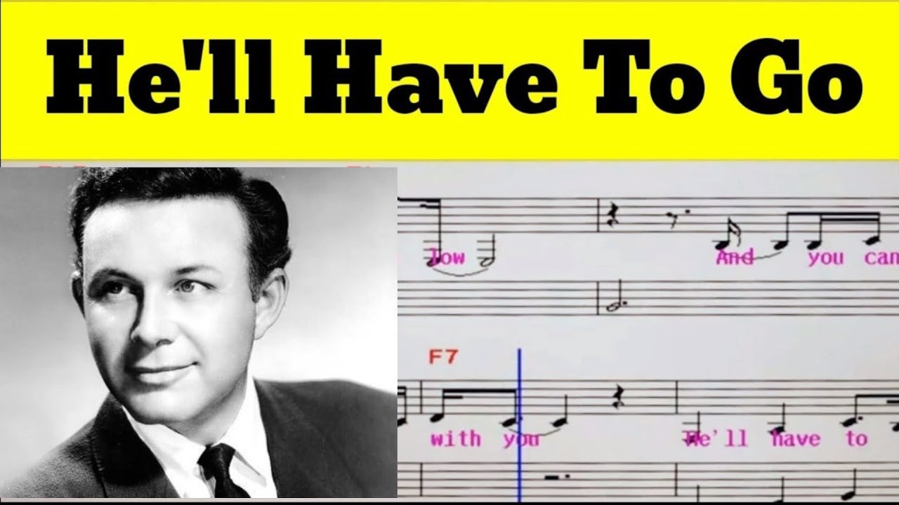 #팝송배우기. He'll Have To Go - Jim Reeves/악보/쉽게 배워 부르기