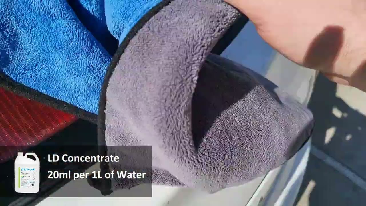 Mould removal from exterior of car
