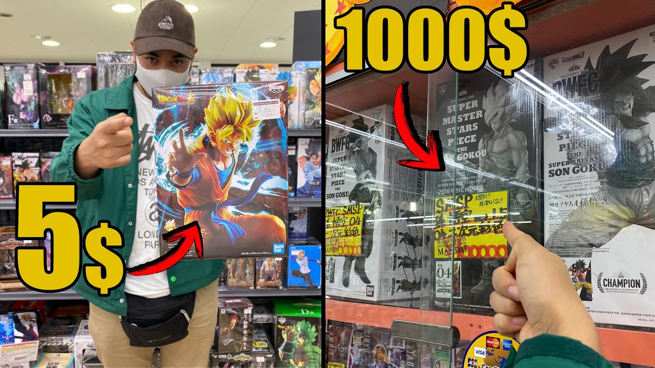Las FIGURAS mas BARATAS y CARAS en TIENDAS de JAPON !  | dragon ball, , anime, etc