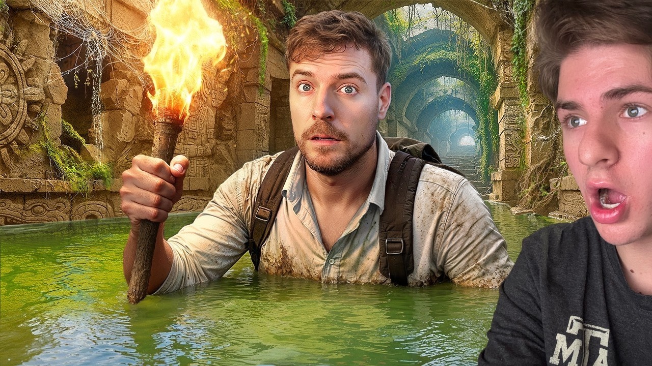 I Reacted To Mr. Beast Survive 100 Hours In An Ancient Temple!