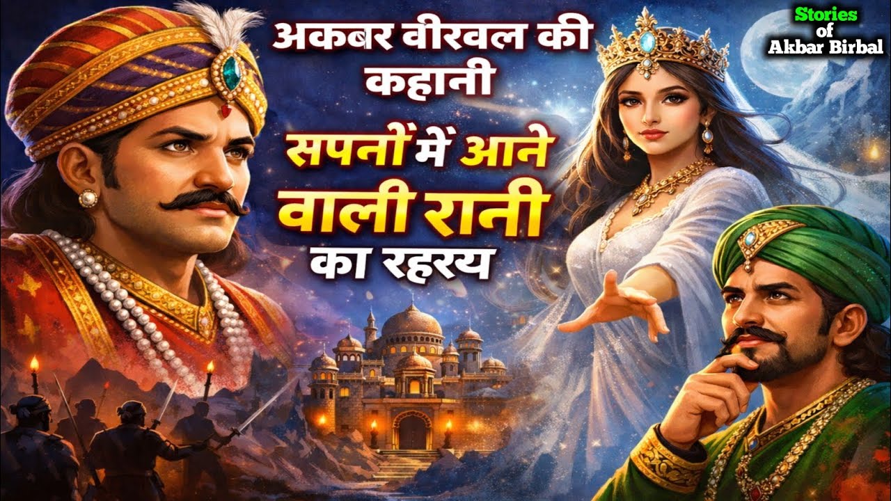सपनों में आने वाली रानी का रहस्य | अकबर बीरबल कि कहानी | Akbar Birbal ki kahani | Akbar Birbal Story