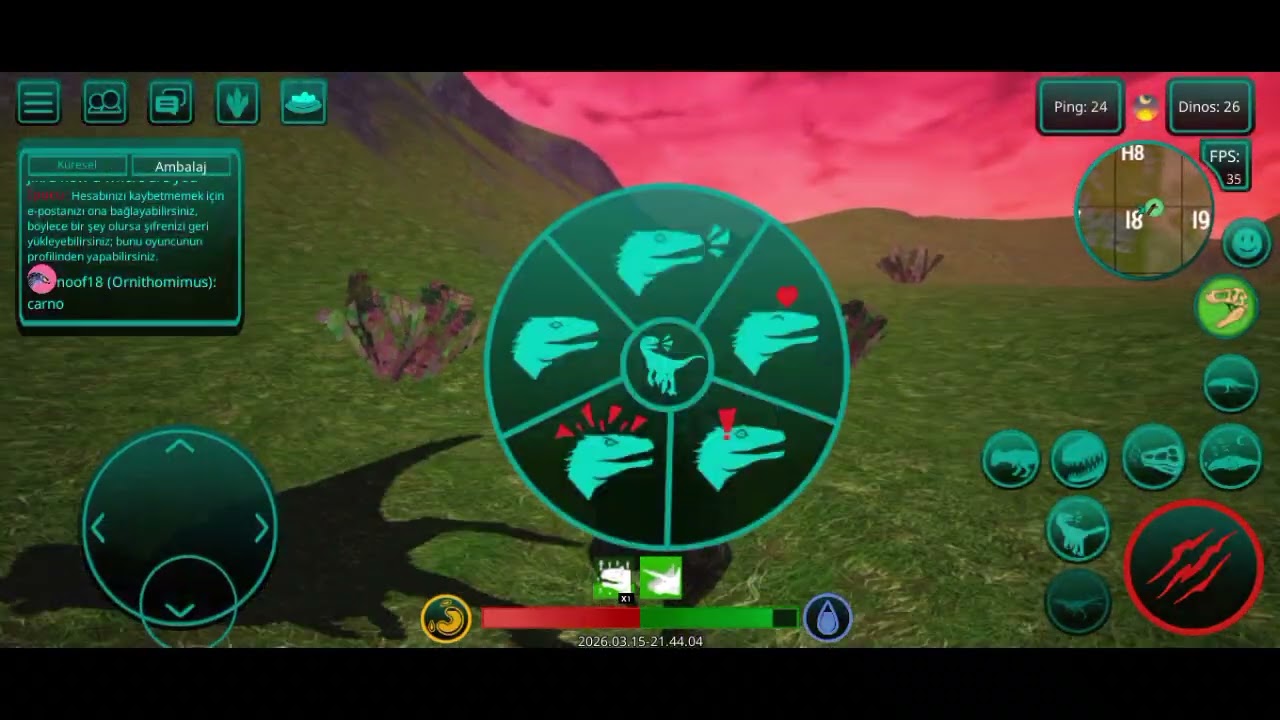 Pach ile oynadım  #keşfet #games #game #dinosaur #thecursedisle  