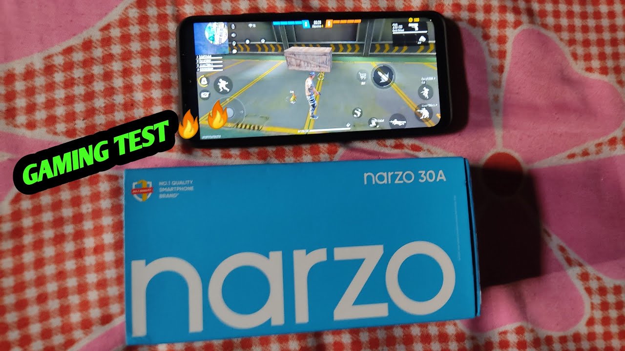 Realme Narzo 30A Free Fire Test |  Realme Narzo 30A Gaming Test & Battery Drain Test
