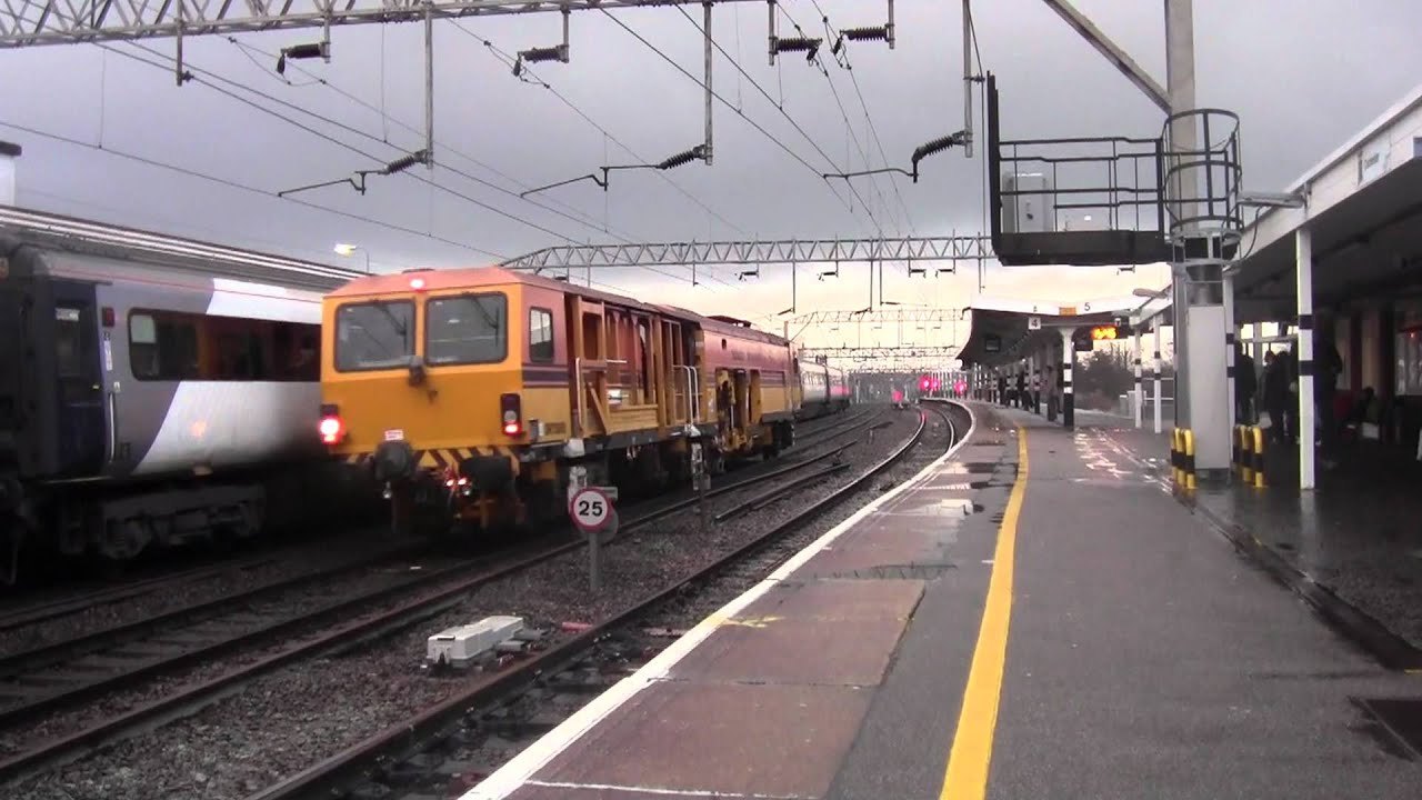Colas Rail DR73908 Plasser & Theurer Passing Through Colchester