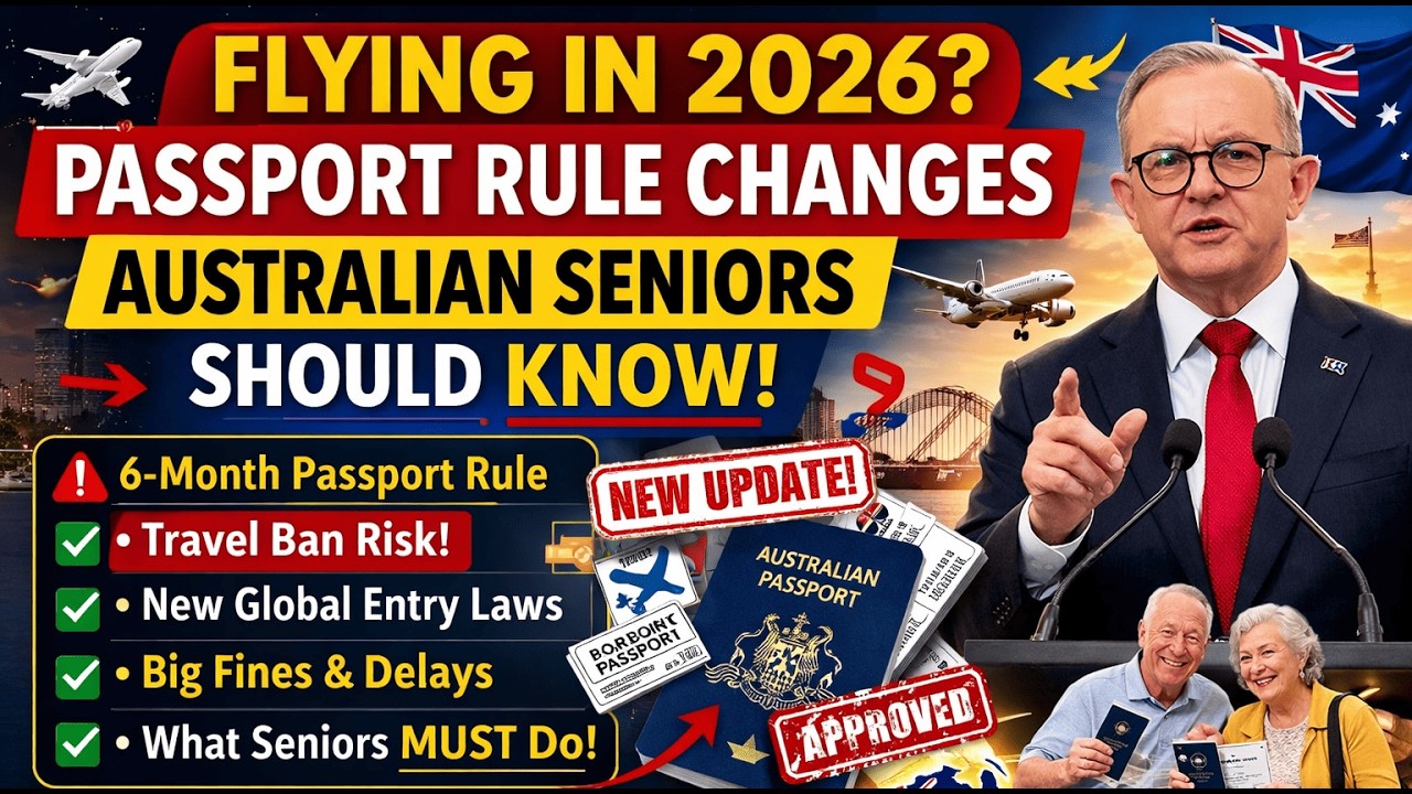 Flying in 2026? NEW Passport Rules Every Australian Senior Must Know Before You Travel!