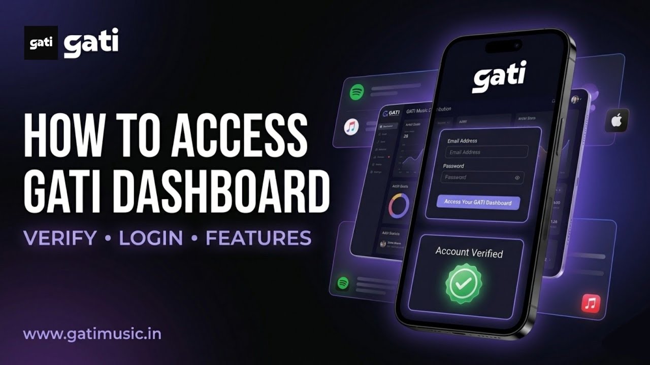 How To Access & Verify GATI Music Dashboard (Login + Full Setup Guide 2026)