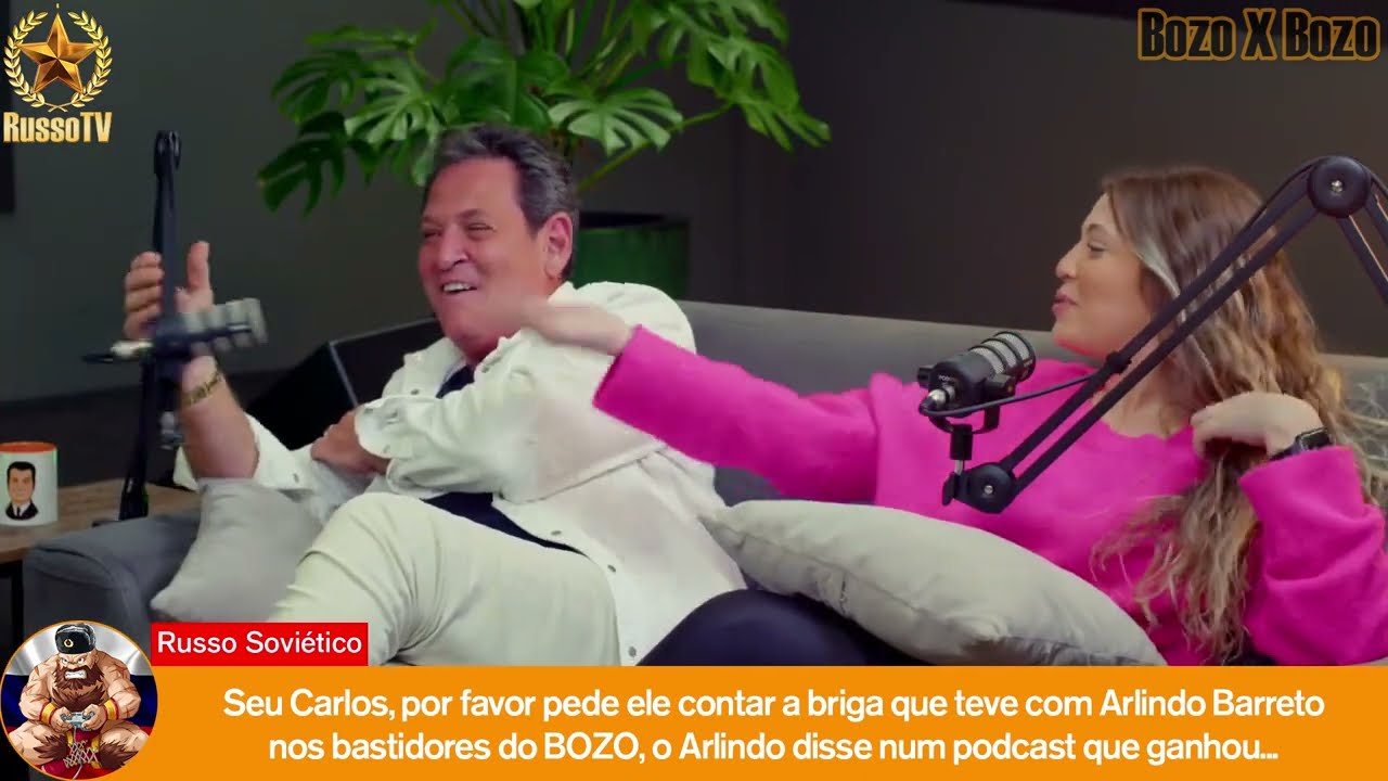 BOZO X BOZO - Luis Ricardo comenta treta com Arlindo Barreto no SBT