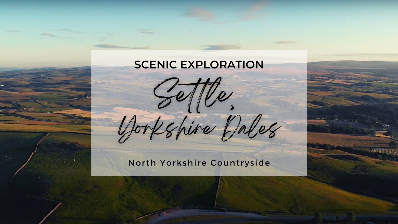 Settle, Yorkshire - 4K Aerial Drone Footage & Relaxing Music